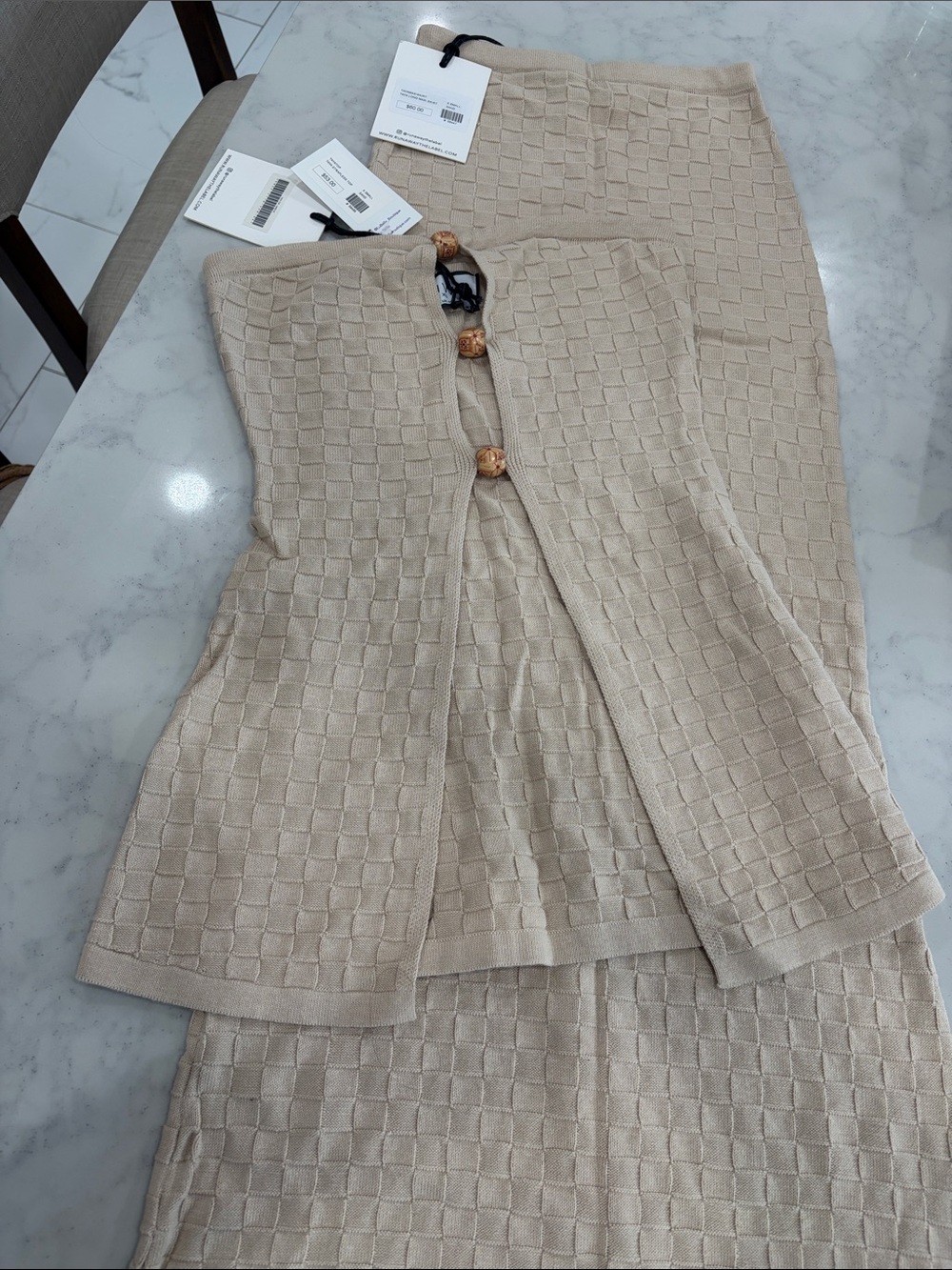 Two piece maxi skirt set from Runaway the Label